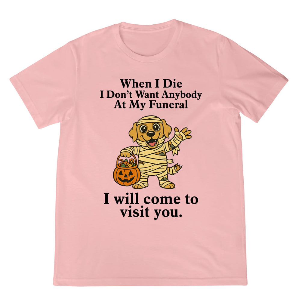 Funny Golden Retriever Halloween Shirt   Mummy Dog Graphic Tee Sarcastic Funeral Joke T Shirt Hoodie Sweatshirt 1759226213984.jpg