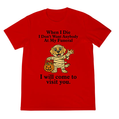 Funny Golden Retriever Halloween Shirt   Mummy Dog Graphic Tee Sarcastic Funeral Joke T Shirt Hoodie Sweatshirt 1759226214017.jpg