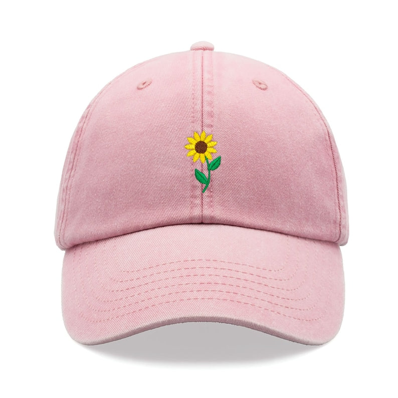 Sunflower Baseball Cap Vintage Washed Cotton Unisex Dad Hat Adjustable Funny Faded Sports Sun Mothers Day Flower Cute Summer 1759374011746.jpg