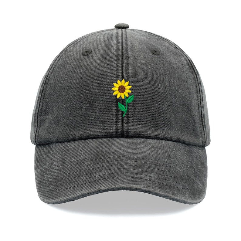 Sunflower Baseball Cap Vintage Washed Cotton Unisex Dad Hat Adjustable Funny Faded Sports Sun Mothers Day Flower Cute Summer 1759374011875.jpg