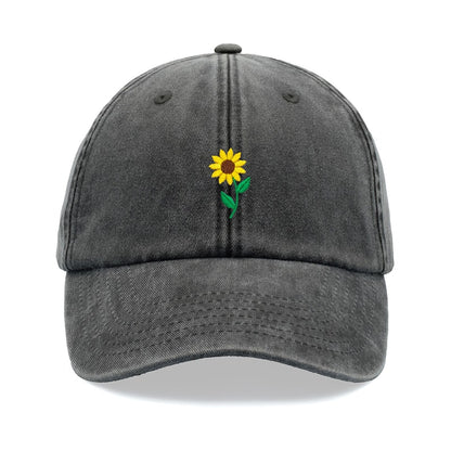Sunflower Baseball Cap Vintage Washed Cotton Unisex Dad Hat Adjustable Funny Faded Sports Sun Mothers Day Flower Cute Summer 1759374011875.jpg