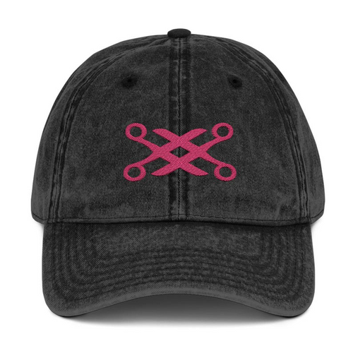 100 Cotton Vintage Style Embroidered Hat   Scissoring   Lesbian Wlw Sapphic Lgbt 1759375421203.png