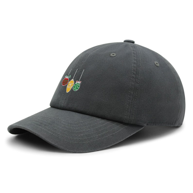 Embroidered Christmas Ornaments Dad Hat   Holiday Baseball Cap 1759376885727.png