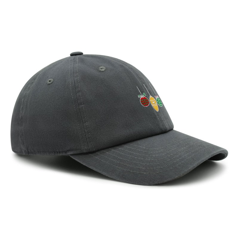 Embroidered Christmas Ornaments Dad Hat   Holiday Baseball Cap 1759376886440.png