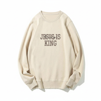 Jesus Is King Embroidery Unisex Crewneck Sweatshirt 1759377219781.png