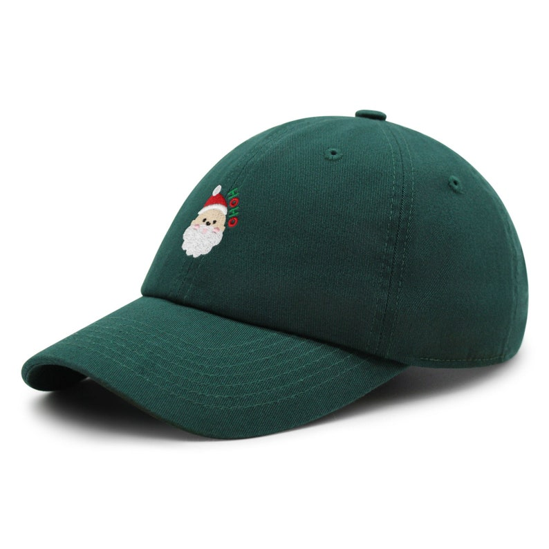 Embroidered Santa Face Dad Hat   Christmas Baseball Cap 1759377311163.png