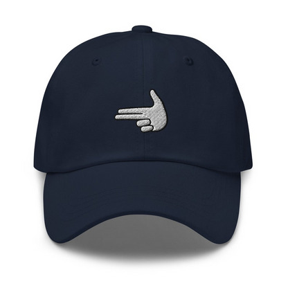 Finger Gun Embroidered Dad Hat Embroidered Unisex Hat Dad Cap Adjustable Baseball Cap Gift For Him 1759377441046.png