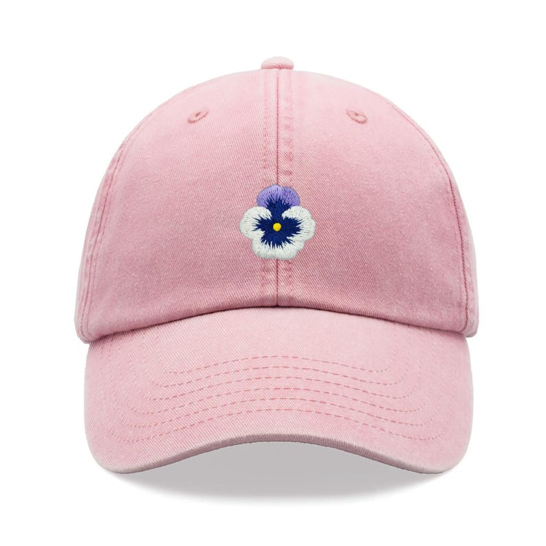 Pansy Flower Baseball Cap Vintage Washed Cotton Unisex Dad Hat Adjustable Funny Faded Sports Sun Mothers Day Mum Cute Summer Gardener 1759378894852.png