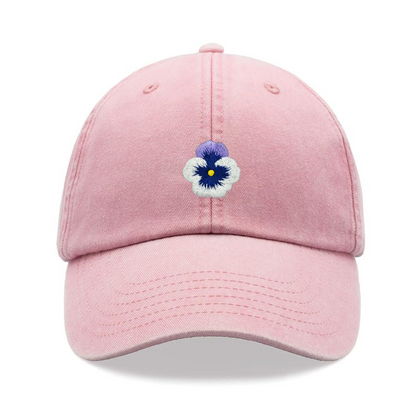 Pansy Flower Baseball Cap Vintage Washed Cotton Unisex Dad Hat Adjustable Funny Faded Sports Sun Mothers Day Mum Cute Summer Gardener 1759378894852.png