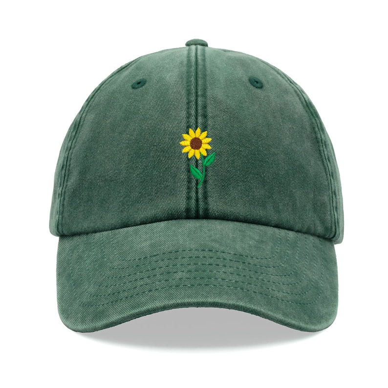 Sunflower Baseball Cap Vintage Washed Cotton Unisex Dad Hat Adjustable Funny Faded Sports Sun Mothers Day Flower Cute Summer 1759379649613.png