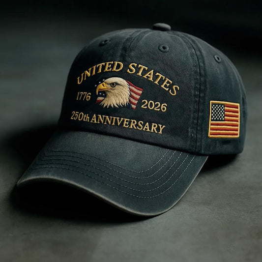 250th Anniversary Embroidered Trucker Hat Us Tribute Retro Cap 1759389539801.jpg