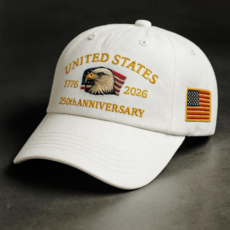 250th Anniversary Embroidered Trucker Hat Us Tribute Retro Cap 1759389547261.jpg