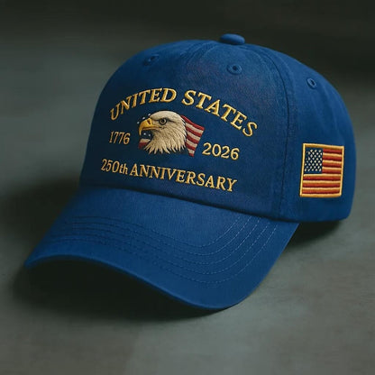 250th Anniversary Embroidered Trucker Hat Us Tribute Retro Cap 1759389547284.jpg