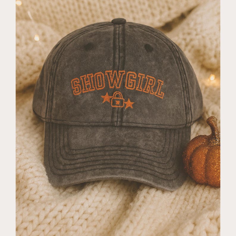 Showgirl Hat Embroidered Festival Cap For Concerts Bachelorette Parties  New Album 2025 Aesthetic Looks 1759393217337.jpg