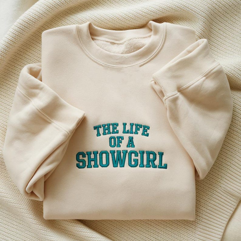 Embroidered The Life Of Showgirl Sweatshirt Showgirl Sweatshirt Showgirl Era Hoodie Showgirl Merch 1759395785499.jpg