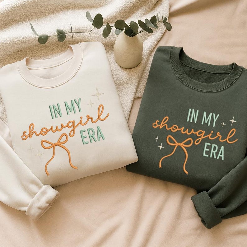 Embroidered Showgirl Era Sweatshirt Showgirl Life Sweater For Fan In My Showgirl Era Sweatshirt For Concert Podcast Hoodie Country Music Fan Hoodie 1759457756202.jpg