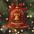 250 Years Anniversary United States Of America Acrylic Ornament Patriotic Gift 1776 2026 Liberty Bell Home Decor American Independence Xmas 1759461081592.jpg
