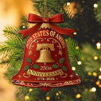 250 Years Anniversary United States Of America Acrylic Ornament Patriotic Gift 1776 2026 Liberty Bell Home Decor American Independence Xmas 1759461081669.jpg