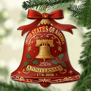 250 Years Anniversary United States Of America Acrylic Ornament Patriotic Gift 1776 2026 Liberty Bell Home Decor American Independence Xmas 1759461081679.jpg