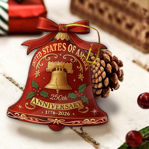 250 Years Anniversary United States Of America Acrylic Ornament Patriotic Gift 1776 2026 Liberty Bell Home Decor American Independence Xmas 1759461082261.jpg