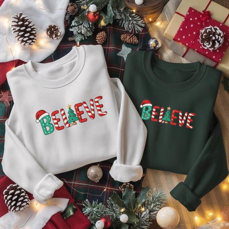 Believe Christmas Sweatshirt Holiday Lights Embroidered Sweater Festive Xmas Pullover Cozy Winter Embroidery Hoodie Santa Reindeer Hoodie 1759463307047.jpg