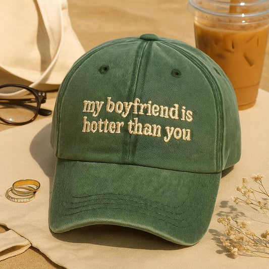 My Boyfriend Is Hotter Than You Embroidered Hat Funny Meme Cap Gen Z Baseball Hat Joke Gift For Boyfriend Trendy Embroidered Cap 1759478519529.jpg