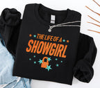 Life Of A Showgirl Sweatshirt For Fan Embroidered Orange Glitter Shirt Showgirl Shirt For Concert Showgirl Era Shirt Gift For Her 1759485363412.jpg