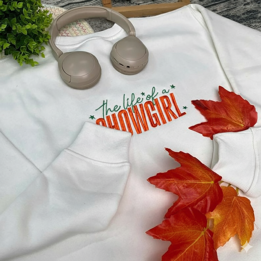 Embroidered Showgirl Shirt Orange Show Girl Shirt In My Showgirl Era Gift For Her The Life Of A Shirt Glitter Applique Concerts Shirt 1759546012553.png