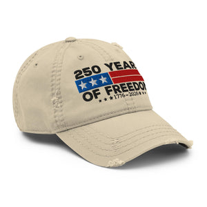 250 Years Of Freedom Dad Hat   Patriotic Embroidered Usa Cap Celebrating 1776 2026 1759548441759.jpg