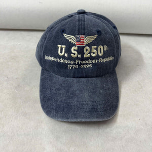 250 Years Usa Embroidered Denim Hatanniversary Hat Patriotic Anniversary Cap 1759548510153.jpg