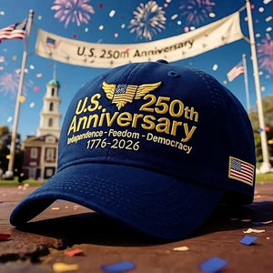 250th Anniversary Embroidered Trucker Hat Us Tribute Retro Cap 1759548651361.jpg