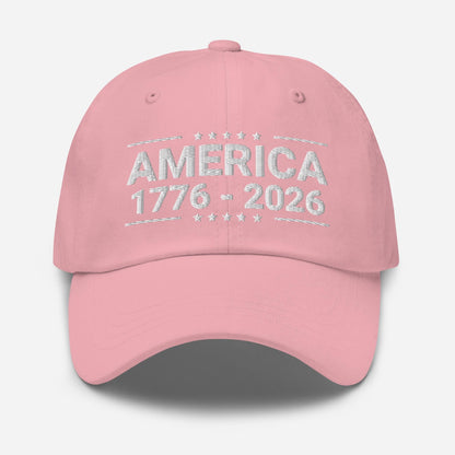 America 250th Anniversary Embroidered Cap 1776 2026 Patriot Hat 1759548773321.jpg