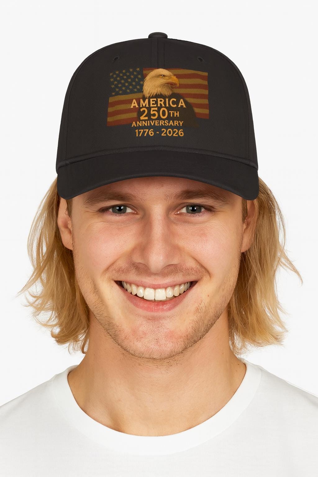 America 250th Anniversary Hat Bald Eagle With Flag Patriotic Usa 1776 2026 Cap Limited Edition Celebration Gear 1759548816494.jpg