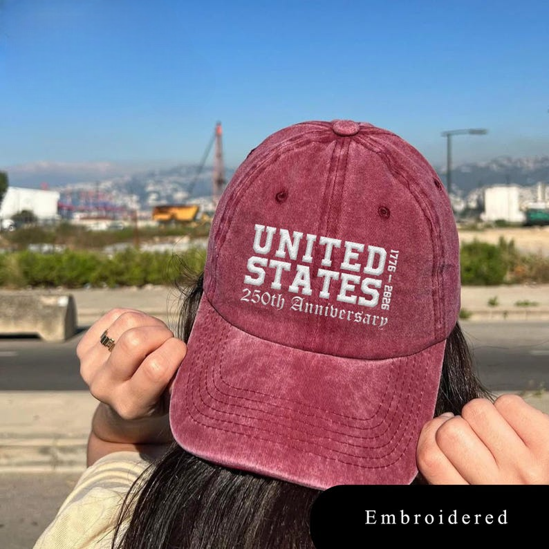 Embroidered 250th Anniversary Hat United States Dad Cap Us Tribute Retro Cap Patriotic Hat 1776 2026 Baseball Hat 1759549360972.png