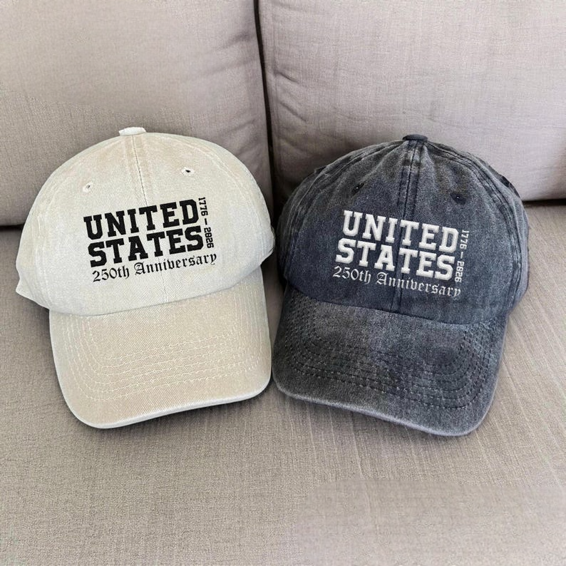 Embroidered 250th Anniversary Hat United States Dad Cap Us Tribute Retro Cap Patriotic Hat 1776 2026 Baseball Hat 1759549361007.png