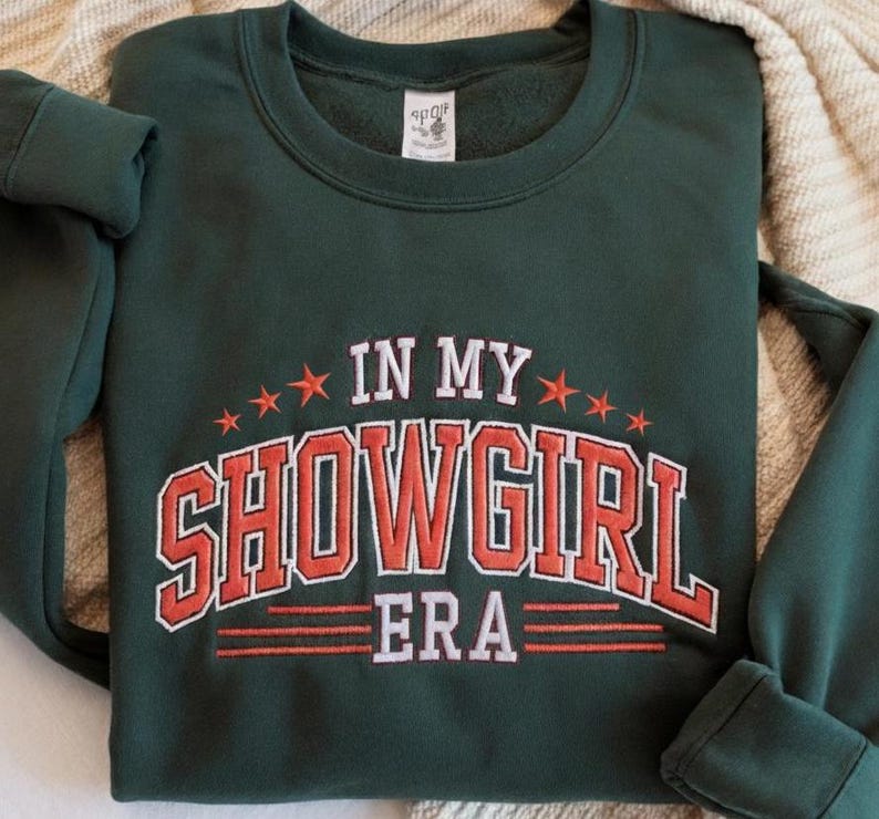 Embroidered In My Showgirl Era Sweatshirt Showgirl Hoodie Concert Outfit Country Music Sweatshirt Orange Show Girl Sweater Showgirl Era 1759720123065.jpg