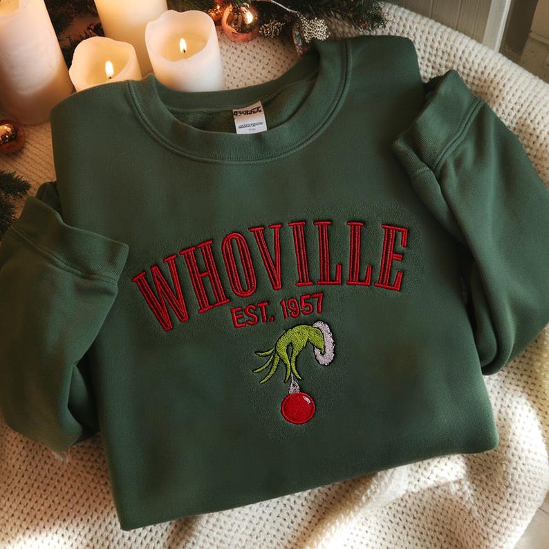 Christmas Embroidered Sweatshirt Christmas Sweatshirt Christmas Gifts For Friends Christmas Gift Funny Christmas Embroidered Sweatshirt 1759735103587.jpg