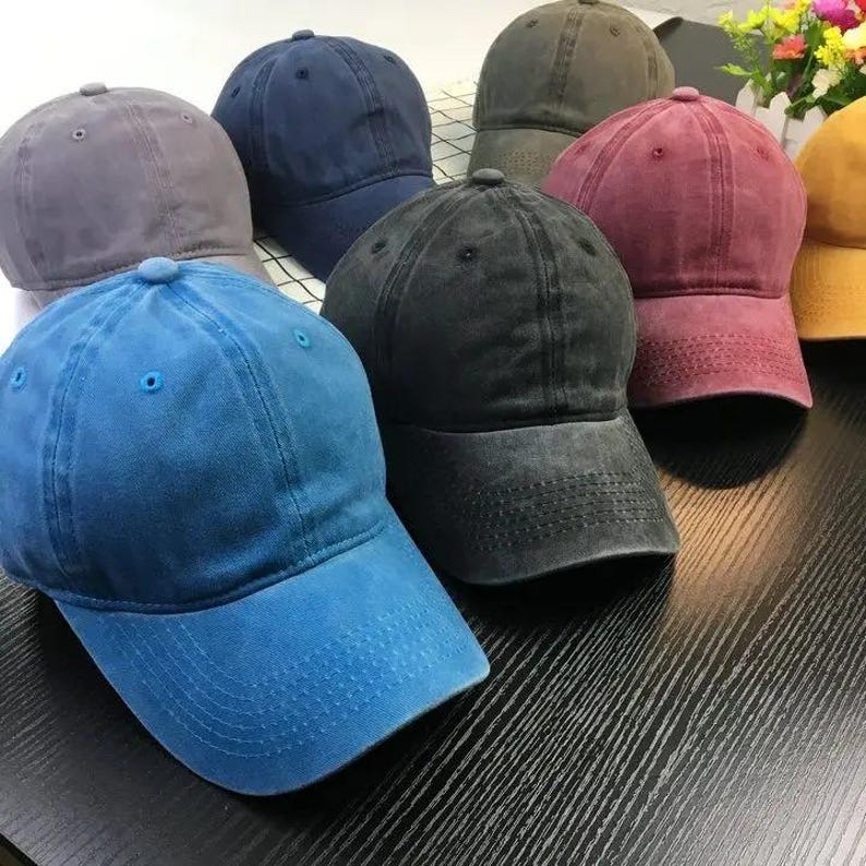 Us Navy 250th Anniversary Embroidered Cap Washed Denim Adjustable Fit 1759812631961.jpg