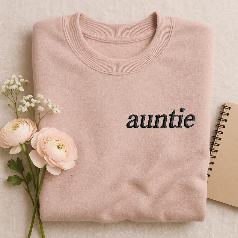 Auntie Embroidered Sweatshirt Aunt Hoodie Auntie To Be Gift Sister Gift Best Aunt Ever New Aunt Gift Aunt Life Sweater 1759821018646.jpg