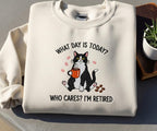 Funny Retirement Embroidered Sweatshirt Retired Gift Cat Coffee Hoodie Retirement Gift For Women And Men Cozy Sweater 1759826941124.jpg