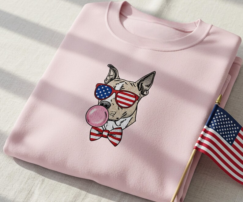 Pitbull Bubble Gum Glasses For Independence Day Embroidered Sweatshirt 4th Of July Dog Hoodie Patriotic Dog Mom Hoodie Gift For Women 1759831146101.png