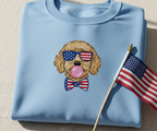 Brown Poodle Bubble Gum Embroidered Sweatshirt Playful Pet Lover Hoodie 4th Of July Dog Sweater Dog Mom Glasses Crewneck 1759889053569.png