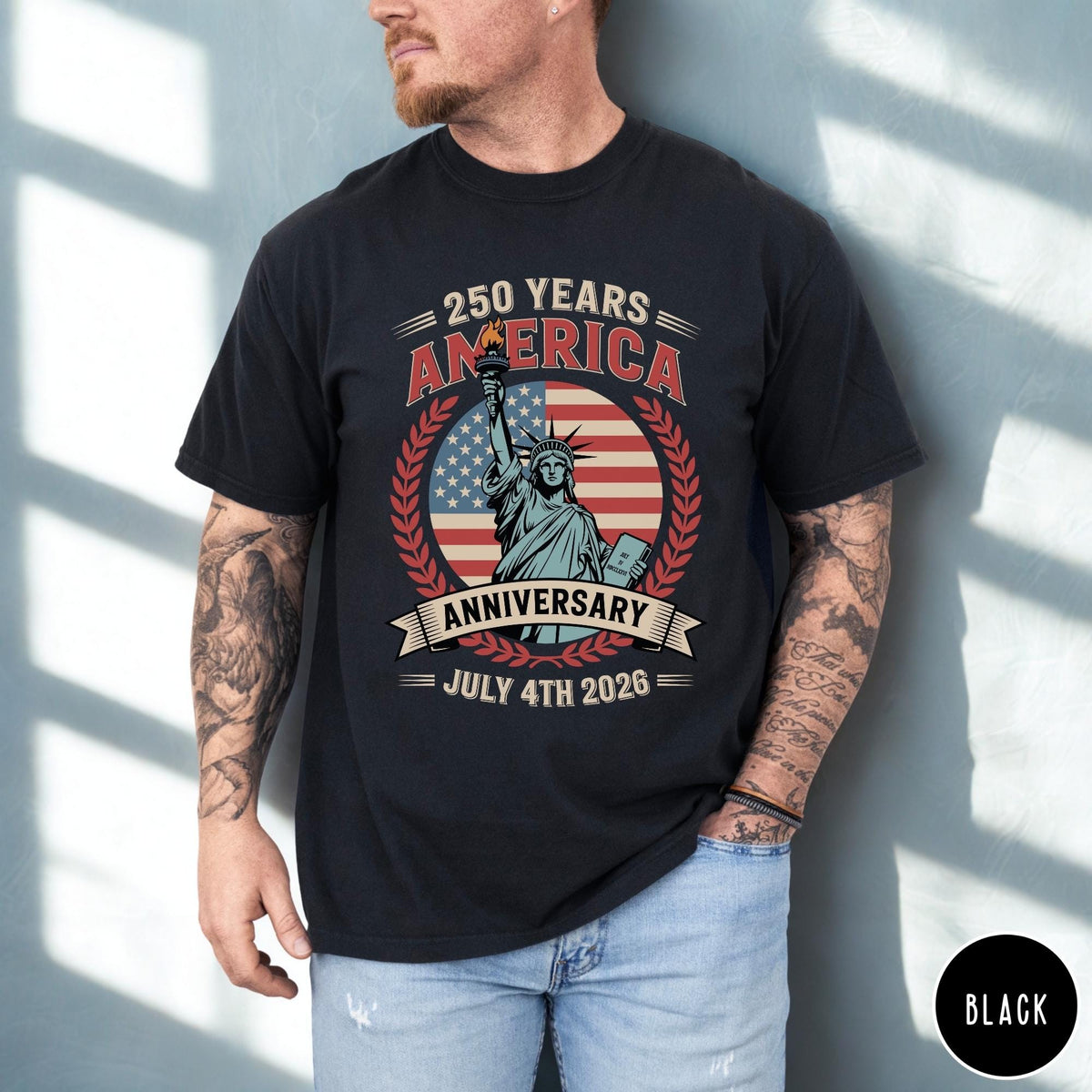 250 Years Of America Shirt Celebrate America Shirt 250 Years Anniversary T Shirt Patriotic Gift Commemorative Apparel 4th Of July Shirt 1759890592483.jpg