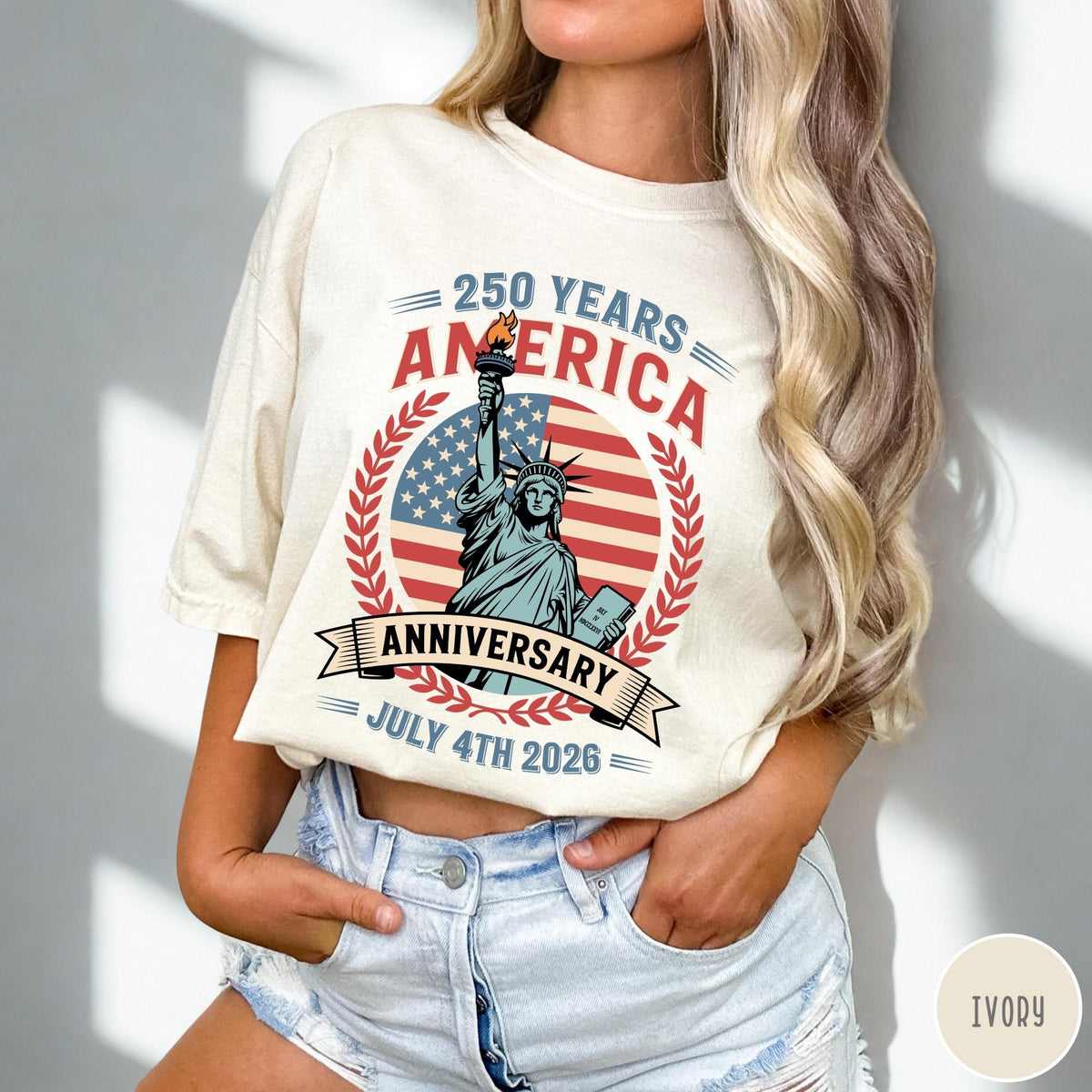 250 Years Of America Shirt Celebrate America Shirt 250 Years Anniversary T Shirt Patriotic Gift Commemorative Apparel 4th Of July Shirt 1759890592511.jpg