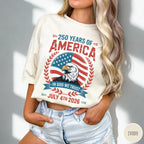 250 Years Of America Shirt July 4th Celebration Shirt Independence Day Apparel Red White Blue T Shirt Retro Patriotic Graphic Tee 1759890771682.jpg