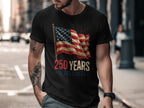 250 Years Of Greatness T Shirt American Flag Unisex Tee Patriotic Shirt Usa Pride July 4th Apparel Celebration T Shirt 1759892353389.jpg