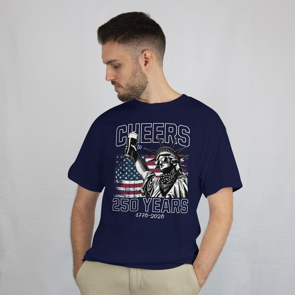 250th Anniversary Shirt   Cheers To 250 Years T Shirt   Funny Statue Of Liberty Drinking Tee   Vintage Us Flag America 1776 Patriotic Outfit 1759895034923.jpg