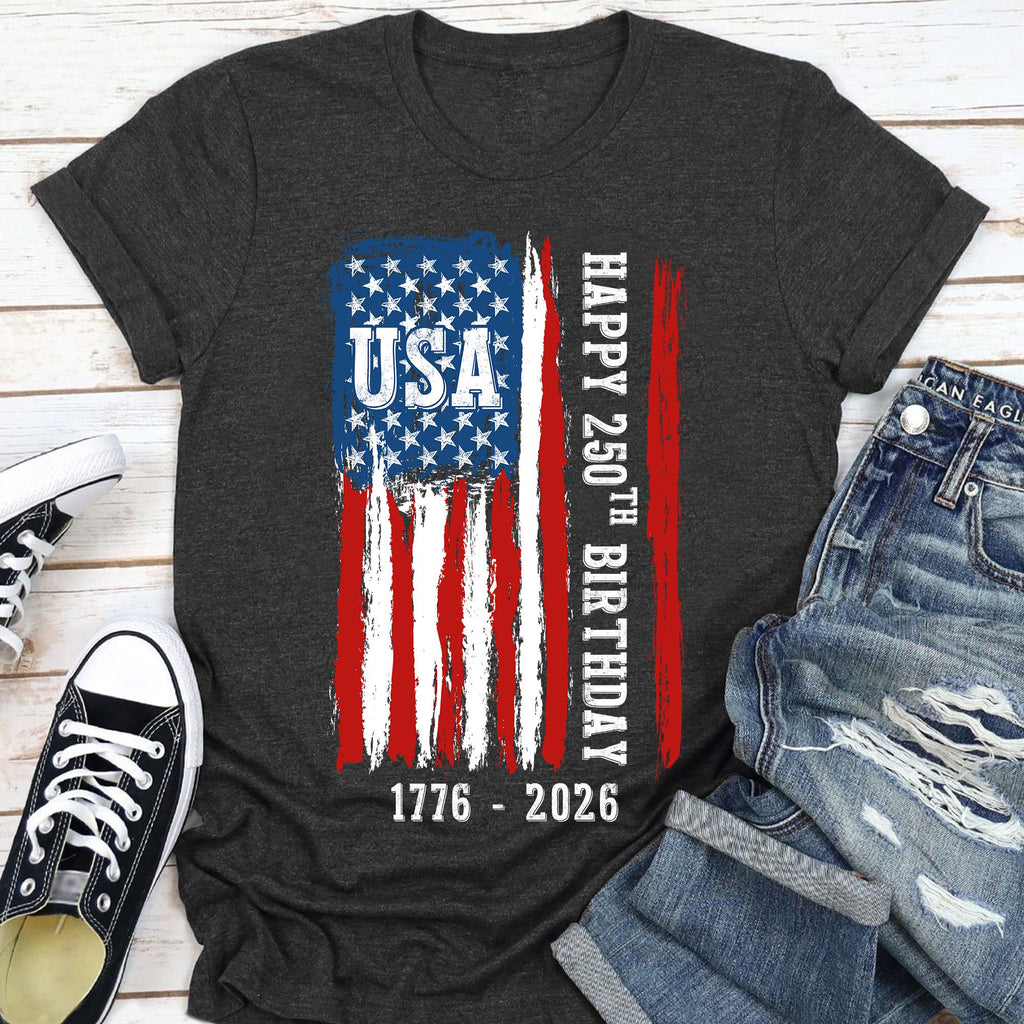 250th Birthday Usa Shirt America Independence Day Tee 1776 2026 Patriotic Shirt 4th Of July T Shirt Semiquincentennial Gift Us Pride 1759895572763.jpg