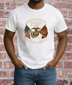250th Usmc Birthday Shirt Marine Corps Anniversary Tee Veteran Gift Heavy Cotton Shirt 1759895889141.jpg