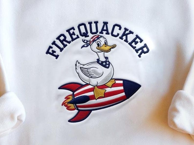 Embroidered Silly Goose 4th Of July Sweatshirt Patriotic Hoodie Firequacker Sweatshirt America Independence Hoodie America Patriotic Sweater 1759897938693.jpg